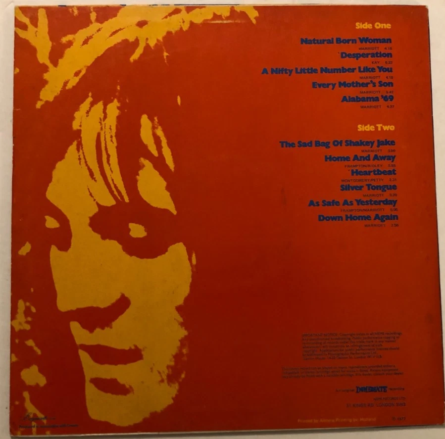 Humble Pie Hits IML 2005 Stereo NEMS Holland Import Vintage 1977 LP Vinyl NM - Image 2 of 4