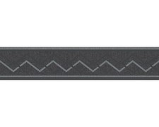 Bordüre selbstklebend 3844-23 Only Border Zick-zack schwarz Glitzer 5 m x 13 cm