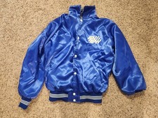 Vintage American Postal Workers Union APWU AFL CIO Satin Jacket Windbreaker