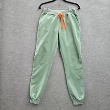 FIGS Women Scrub Pants XS Green Muhima Jogger Drawstring PO#1788 28" Inseam