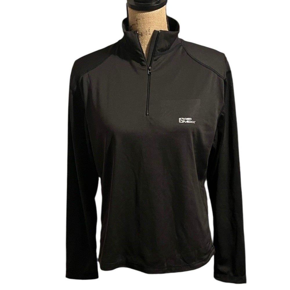 Red Ledge Black  Half-Zip Pullover Sweatshirt - image 1