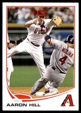Aaron Hill 2013 Topps #302 Diamondbacks MLB READ FREE SHIPPING AutographDen