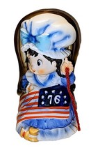🔥Vintage 1976 Fred Roberts Co. Betsy Ross Rocking Music Box 