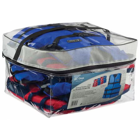 Onyx 103200-999-004-12 Life Jacket, Adult, Univ, 15.5Lb, Blu
