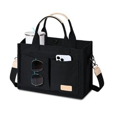 GASSDA Canvas Tote Bag for Women Crossbody Work Purse with Pock... FAST USA SHIP