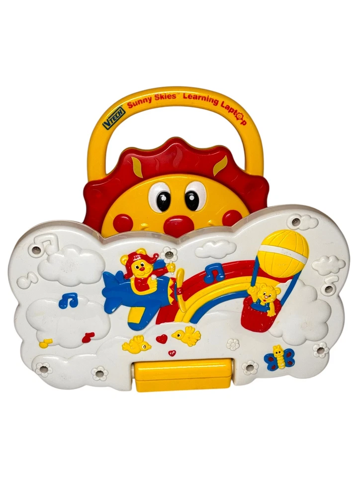 Vintage 1990 Vtech Sunny Skies Educational Learning Laptop Rare Toy Works - Image 2 of 4