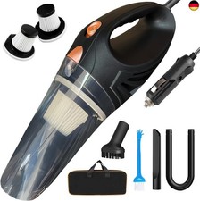 Handstaubsauger f&uuml;r Auto mit HEPA & waschbarem Filter, 4,9m Kabel, 106W ?