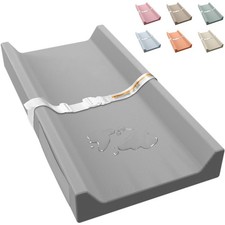 Vegan Leather Baby Changing Pad, Waterproof  Wipeable Soft Diaper Changing M...