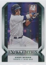 2013 Panini Elite Extra Edition Status Emerald Die-Cut 21/25 Andy Burns #60 0q5