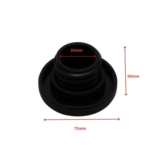 Black Gas Fuel Tank Cap Fits For Harley Davidson Sportster Road King Dyna New - Picture 5 of 11
