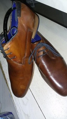 Men Bugatti Heels Brown Leather 41 #6ASW