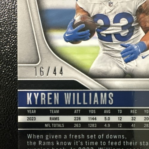 2024 Prizm Kyren Williams Red & Yellow 16/44 Rams🔥🔥🔥 - Bild 7 von 7