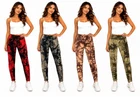 Ladies Legging High Waist Tie Dye Soft Touch Stretch Printed Yoga Gym Pants