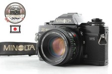  Exc 5 Minolta New X-700 Black SLR 35mm Film Camera MD 50mm f/1.7 Lens JAPAN