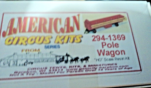 Escala HO Gem City/Americano, Pole Wagon para circo. #294-1369 nuevo | Zustand: New
