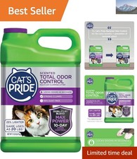 Scented Multi-Cat Litter: 10 Days Odor Control, 15 lb Dust-Free Solution