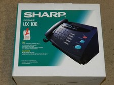 Sharp UX-108 Thermal Paper Facsmile And Telephone Machine BRAND NEW