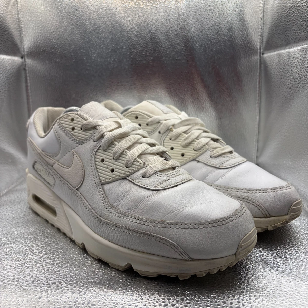 Nike Air Max 90 LTR Triple White | eBay