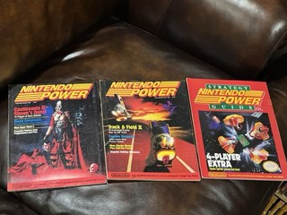 Nintendo Power magazine lot Issue 3 4 19 1998 Castlevania Track field Posters