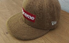Casquette Supreme Mohair Box Logo New Era Camel 7 ½