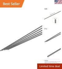 Carbon Fiber Rod, 2mm x 300mm Matte Pole Rod for RC Plane DIY Tool Wing Tube ...