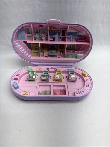 Vintage 1992 Polly Pocket Stampin' School Compact Bluebird Toys