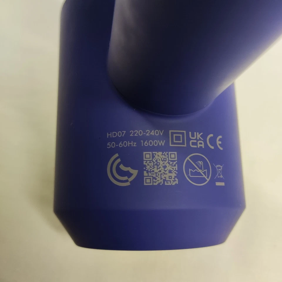 DYSON HD 07 SUPERSONIC HAIR DRYER BLUE NO ATTACHMENTS SPARE & REPAIR - Image 4 of 4
