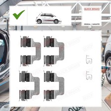 Zubehörsatz, Scheibenbremsbelag Hinten Quick Brake für Abarth 500 / 595 / 695