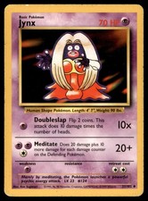 Jynx 31/102 Uncommon Base Set Unlimited Pokemon Near Mint