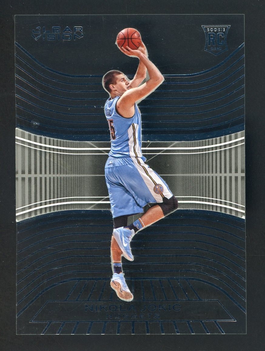 2015-16 Panini Clear Vision Nikola Jokic Denver Nuggets RC Rookie #99