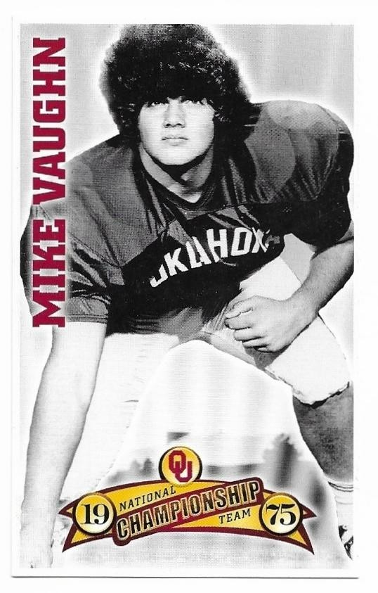 MIKE VAUGHN All-Time Greats Conoco card Oklahoma Sooners NR MT RARE