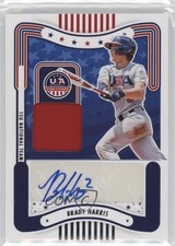 2024 Panini Stars and Stripes Materials Signatures Brady Harris #SM-BH Auto 4z8