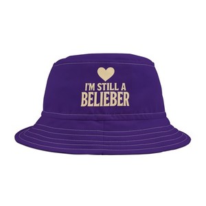 Casquette De Baseball Justin Bieber Fever – Violette, 100% Laine, Taille Unique, Vietnam