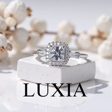 2ct Asscher cut Moissanite Diamond ring- Customisable Contact Us First