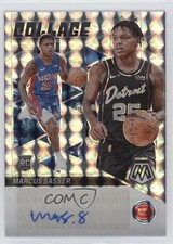 2023-24 Panini Mosaic Collage Auto Mosaic Marcus Sasser #CM-SAS Auto 1b30