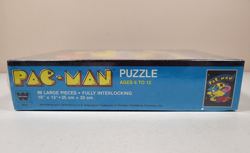 Puzzle vintage 1982 Pac Man Whitman 99 pezzi sigillato nuovo - Foto 5 di 6
