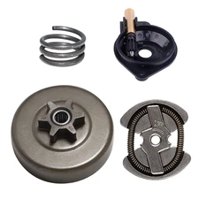 3/8" Sprocket Clutch Drum Kit Worm Gear Oil Pump For Poulan P3314 P3416 P3816