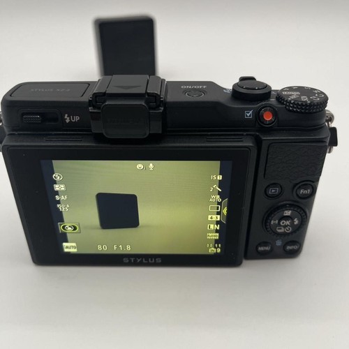 Olympus Stylus XZ 2 XZ-2 12.0MP Compact Digital Camera Black tested w/charger - Picture 18 of 19