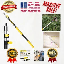 Compact Telescopic Extension Pole with Flip-Lock for High Spaces - 1.8 lbs