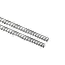 2 Pcs M8 x 400mm 1.25mm Thread Pitch Fully Threaded Rod Right Hand Threaded Rods