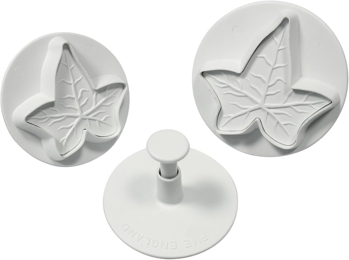 PME ILL670 Ivy Leaf Plunger Cutters, X-Large, 2X-Large and 3X-Large Sizes, Set