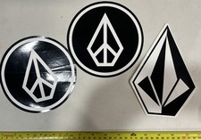 Volcom Stone 3 Team Stickers XL Skate Surf Snowboard