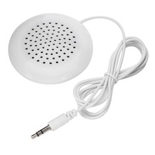 ASHATA Portable Pillow Speaker, Mini Stereo Speaker with 3.5mm Aux default