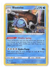 Pokemon Blastoise 017/078 Pokemon GO LP Holo