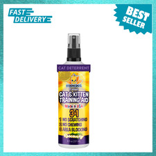 Cat Deterrent Spray 8 Fl Oz for Indoor Outdoor Use, House Training, Furniture