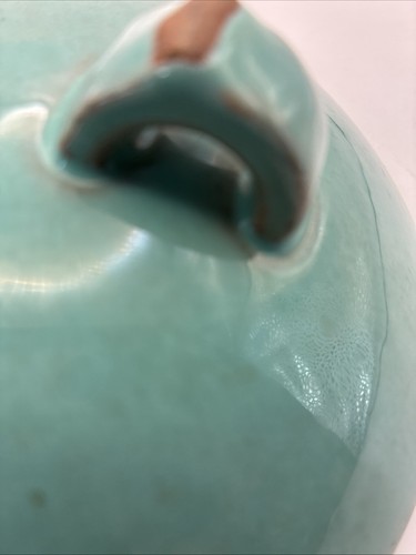 Vintage Carstens Tonnieshof Turquoise Bowl With Concentric Circles West Germany - Foto 9 di 13