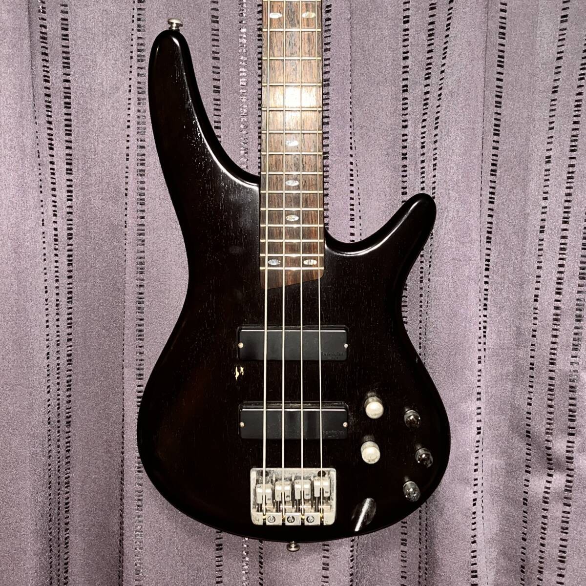 Electric Bass Guitar Ibanez SR500 Sound Gear Black SN