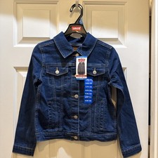 Levi s Jacket Girls SizeL 10-12 Blue Denim Trucker Classic Americana New Rv 46