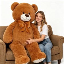 MaoGoLan 4ft Brown Teddy Bear Plush Stuffed Animal