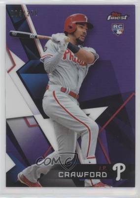2018 Topps Finest Purple Refractor 4/250 JP Crawford #63 Rookie RC 0w47